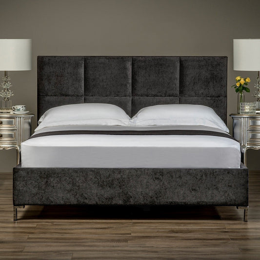 Linear Upholstered Bed