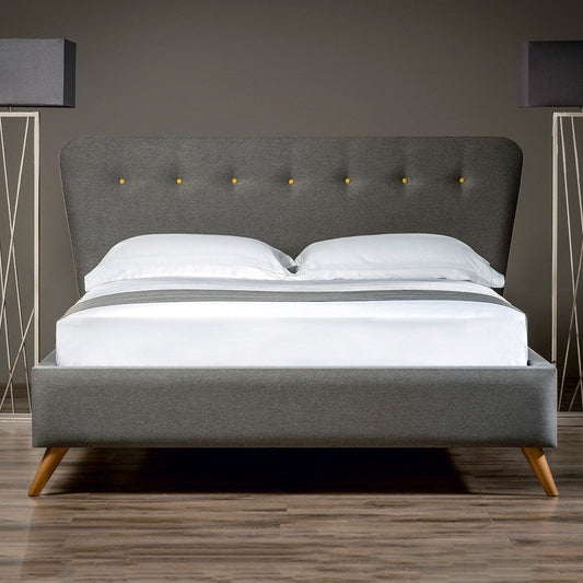 Retro Buttoned Bed