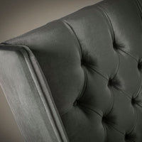 Tall Winged Chesterfield Headboard