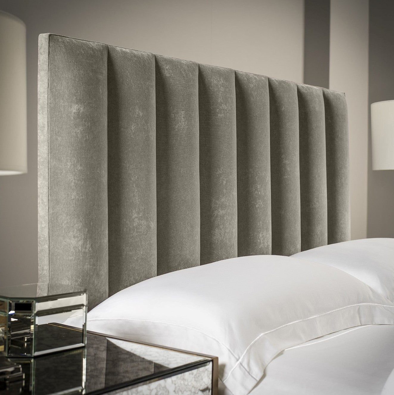 Tubes Vertical Upholstered Headboard